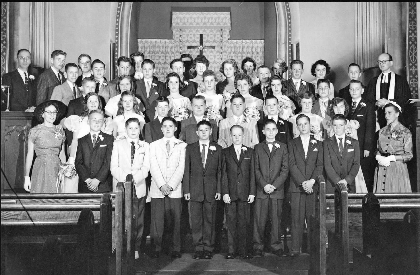 Immanuel Union confirmation 1958 (photo B edit)