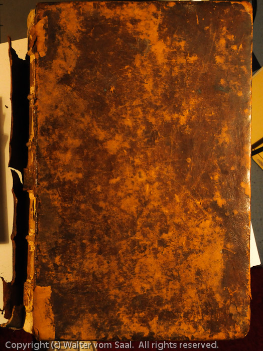 Antique book: front cover